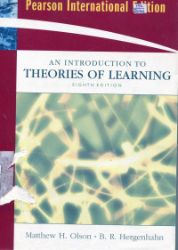 Image of An Introduction to Theories of Learning