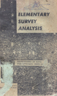 Elementary Survey Analysis