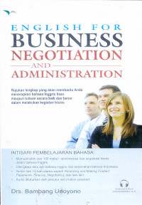 Image of English For Business Negotiation And Administration