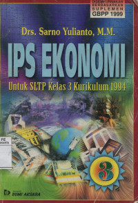 IPS Ekonomi Untuk SLTP Kelas 3 Kurikulum 1994