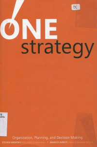 One Strategy : Organization, planning, and decision making