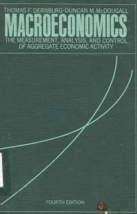 Macroeconomics : the measurement, analysis, and control of aggregate economic activity