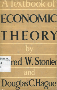 A Text Book Of Economic Theory