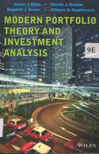 modern portfolio theory and investment analysis