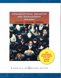 Image of Organizational Behavior and Management