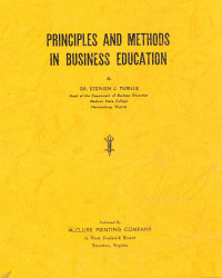 Image of Principles and Methods in Business Education
