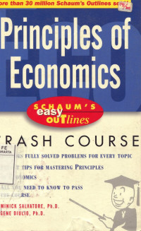 Schaums Easy Outlines Principles of Economics