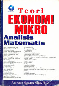 Teori Ekonomi Mikro : Analisis Matematis