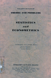 Image of Schaums Outline Of Theory and Problems of Statistics and Econometrics